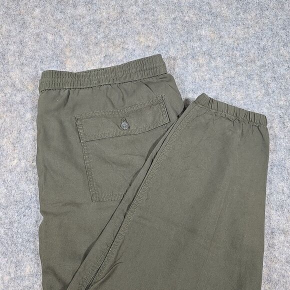 GAP Womens Green Jogger Pants Size XL Elastic Waist Casual Utility Pockets - Picture 1 of 11